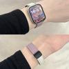 Кожаный магнитный ремешок со складной застежкой для Apple Watch S10 42/46мм 9 8 7 6 SE 5 4 Тонкий ремешок для часов 38 40 44мм 45мм 41мм для iwatch