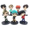 Очаровательный набор из 7 мини-фигурок Bts Tinytan с изображением Dynamite Bangtan Boys Для подарка и коллекции
