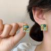 Серьги-пусеты Monet в античном стиле с покрытием из настоящего золота, женские, S, игла из стерлингового серебра, барокко, натуральный пресноводный жемчуг
