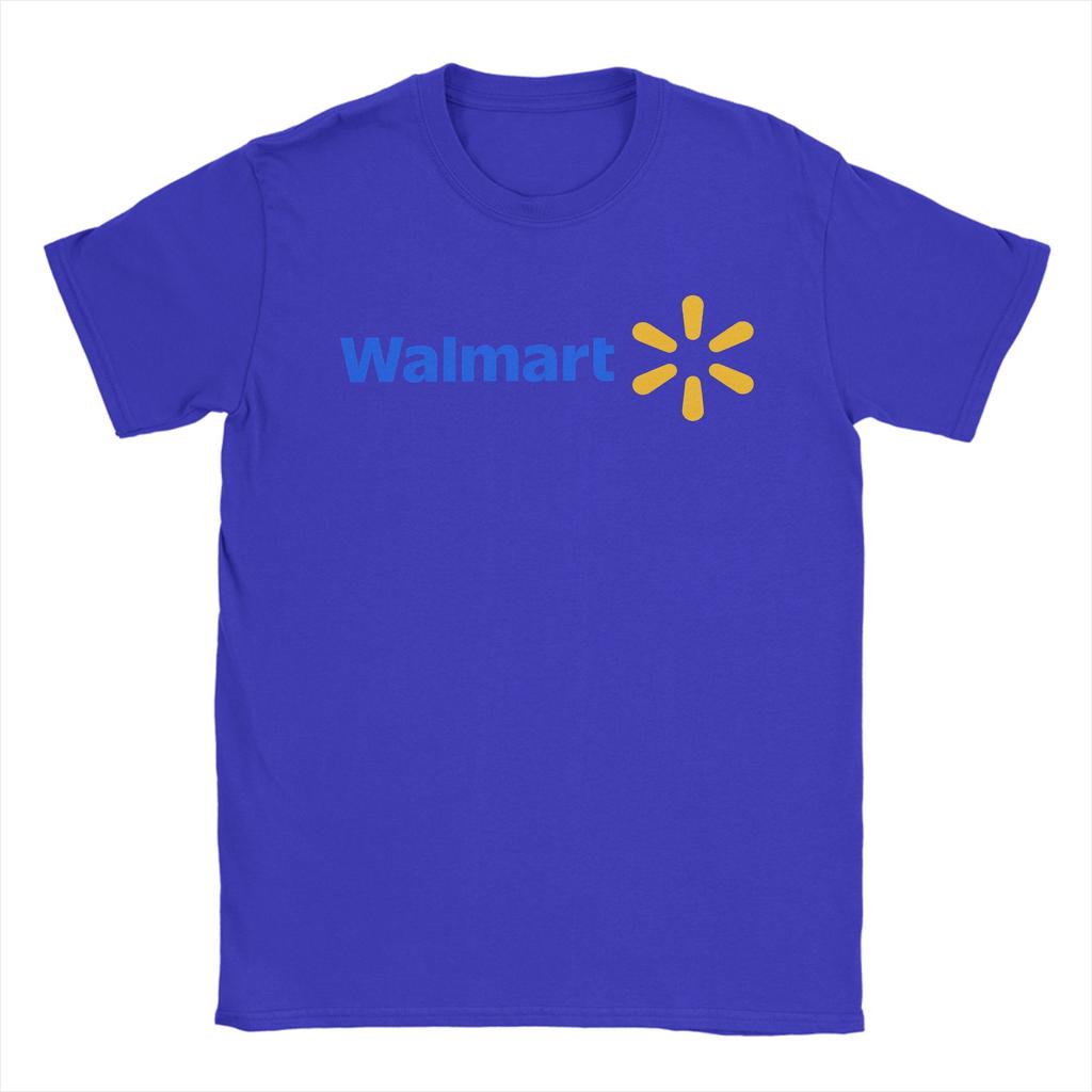 Летняя футболка Walmart Закат Харадзюку Хлопковая футболка с круглым вырезом Свободный топ Футболки с коротким рукавом Смешная футболка