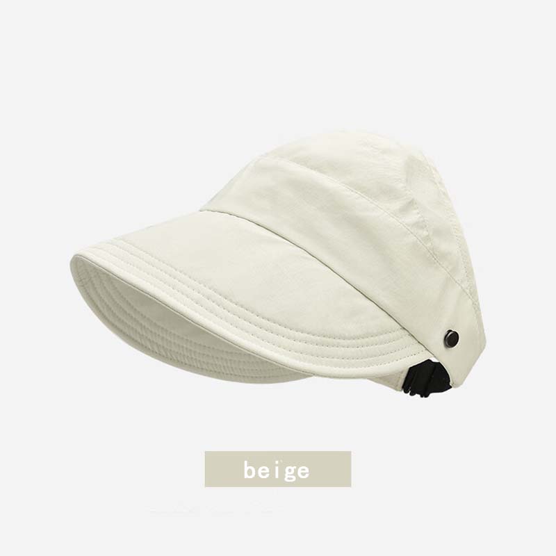 Quick Dry Hat Summer Empty Cap Women's Upgrade Can Hang Mask Outdoor Visor Thin Quick Dry Sunscreen Hat