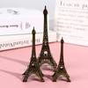 Retro Paris Eiffel Tower Model Home Desk Bronze Metal Statue Figurine Decor
