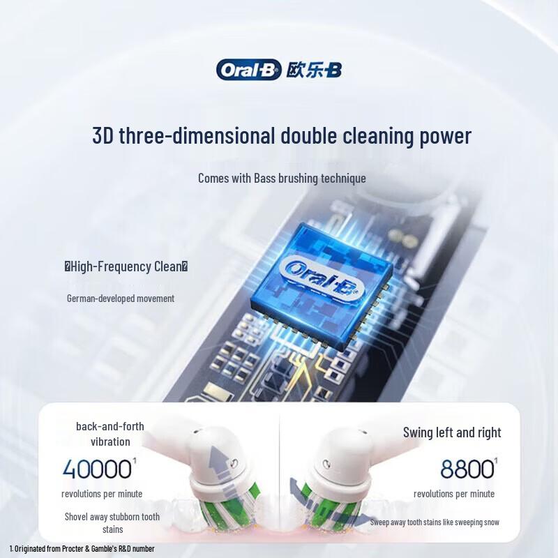 Oral-B Pro 4000 3D White Electric Toothbrush CN plug (adapter included)