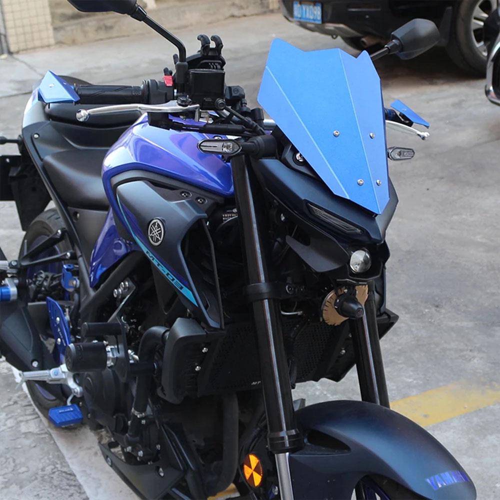 Yamaha MT-03/MT-25 (2020-2024 гг.) Алюминиевый передний дефлектор ветрового стекла и крышка фары