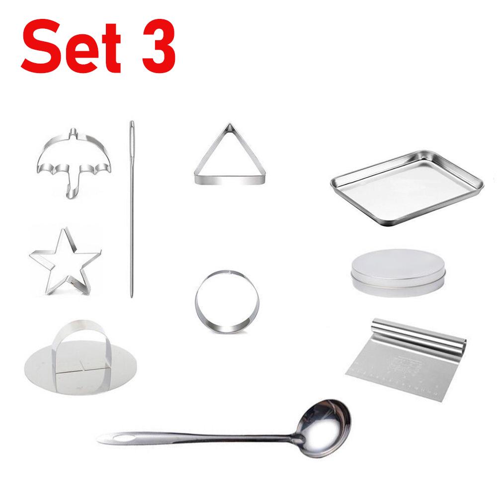 1 Набор Корейские Формочки для Сахарного Печенья из Нержавеющей Стали для Кит Челлендж Формы для Печенья Мастика Штамп Сотовый Резак для Печенья