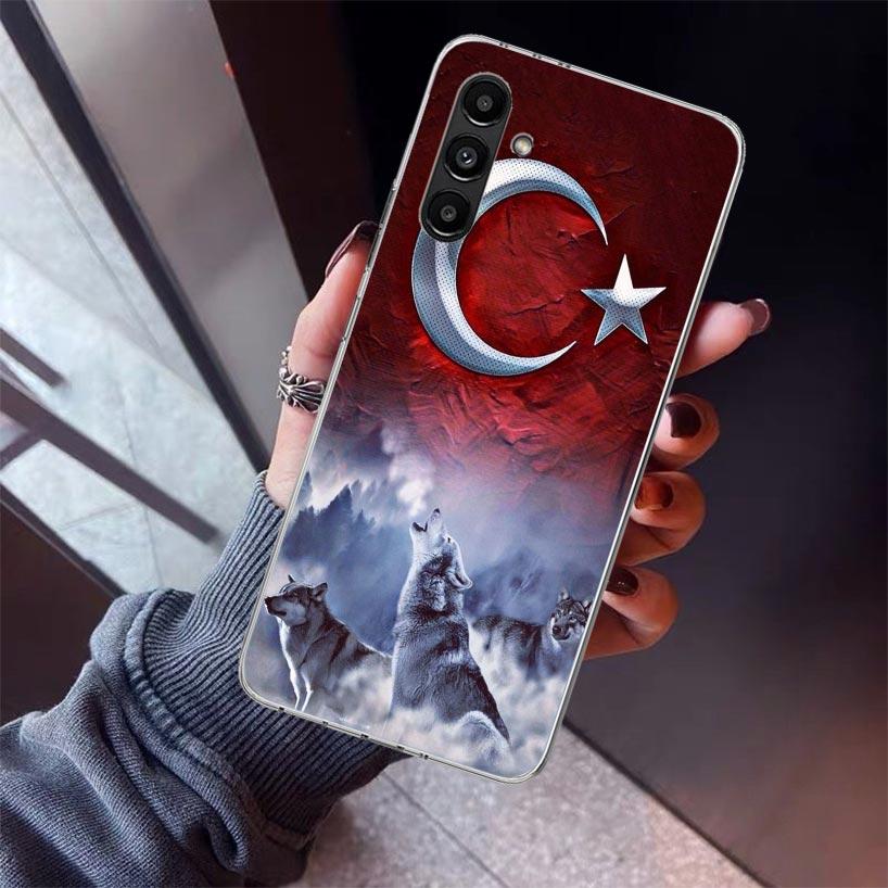 Турция Турецкий Флаг Чехол для Телефона Для Samsung Galaxy A17 A16 A15 A14 A13 A57 A56 A55 A54 A53 A37 A36 A35 A34 A33 A26 A25 A24 A23 Ga