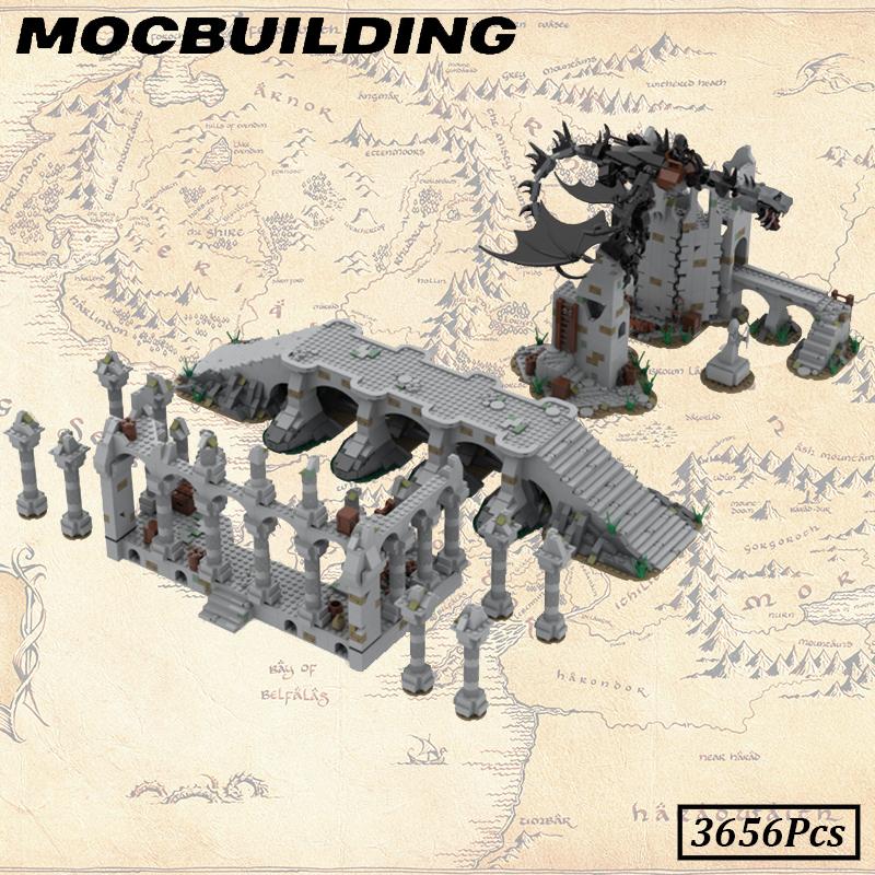 Средиземье Moc Строительные Блоки Сцена Кольца Строительные Наборы Дисплей Конструкция Рождественский Подарок Подарок на День Рождения