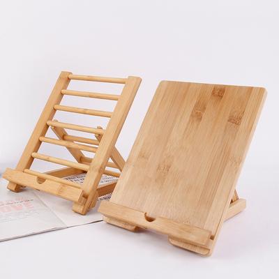 Desktop Phone Stand Bamboo Tablet Adjustable Angle