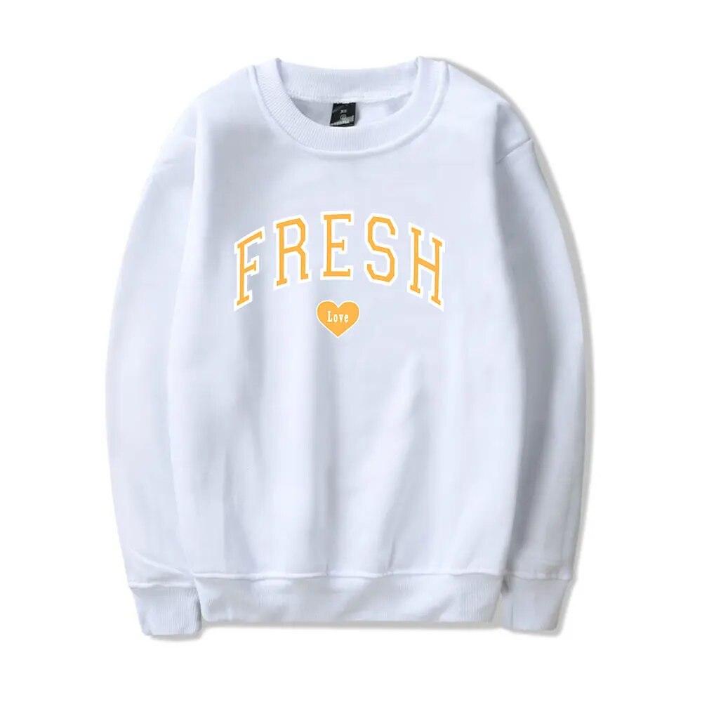 Толстовки с круглым вырезом Sturniolo Triplets Fresh Love Varsity Merch Женская одежда с принтом Повседневная уличная одежда Толстовка Sturniolo Triplets