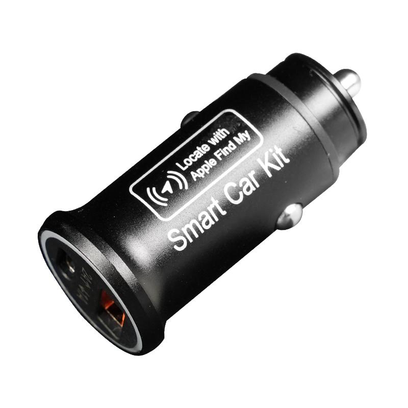 Автомобильное зарядное устройство GPS-трекер 20 Вт USB-зарядка для телефона Быстрая зарядка Type C QC3.0 С функцией Find My iPhone Официальное приложение Apple