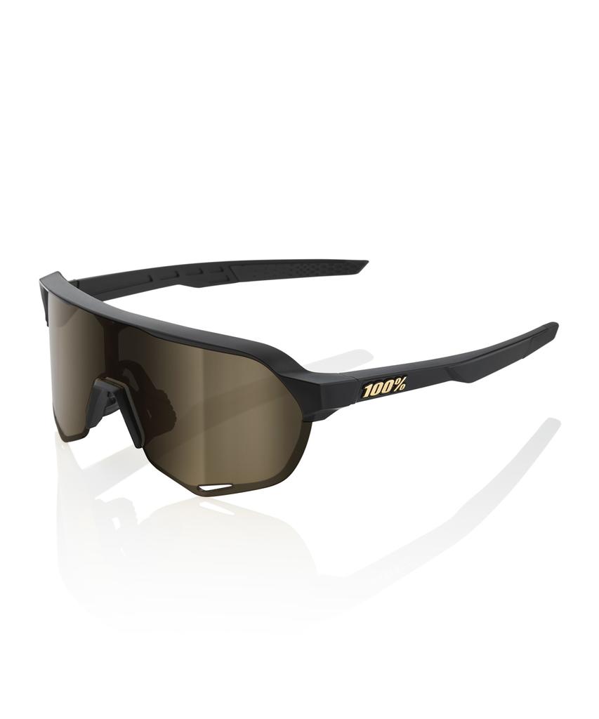 Baegpeosenteu S2 Matte Black Soft Gold Mirror Lens