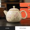 Керамический чайник для заваривания в печи Ru Kiln, фарфоровый чайник ручной работы из Ру, чайник Xishi, переносной чайник для кунг-фу