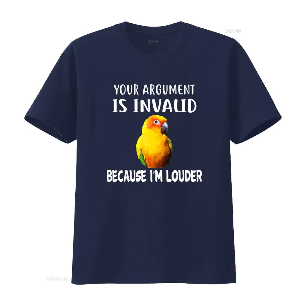 Funny Im Louder Sun Conure Parrot Bird Apparel T shirt vintage Washed Stylish Versatile Soft fashion graphic Comfortable