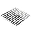 10pcs High Carbon Steel Woodworking Spiral Drill Bit 5mm Wood Drills Full Grinding Blade W/ Center Point Power Tools Parts