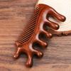 Multifunctional Body Meridian Massage Comb Wide Tooth Head Massage Comb Wood Therapy Massage Comb
