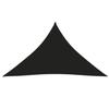 VidaXL Sun Sail Oxford Fabric Triangular 3.5x3.5x4.9 M Black