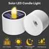 Solar LED Light Candle Led Candles Flameless Outdoor Waterproof Solar Tea Lights Rechargeable Candles for Party Garden Home