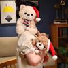 Рождественский медведь Маленькая кукла-мишка Плюшевая игрушка Милая рождественская кукла Подарок