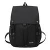 Solid Color Men's Backpack Women's Large Capacity Travel Backpack Student School Bag