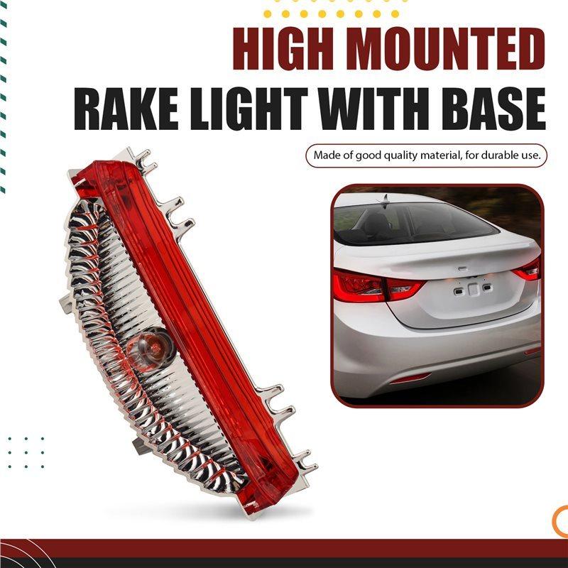 Third Brake Light Car 3Rd High Mounted Stop Lamp+ Base Cover 92700-3X000 92700-4V000 Fit For Hyundai Elantra 2011-2016