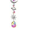 Star Sun Catcher Faux Crystal Prism Rainbow Maker Stars And Moon Colorful Hanging Suncatcher for Window Home Garden Decoration