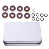 High Strength Titanium Skate Board Bearings Durable Low Friction Easy Install Scooter Quad Skate Alloy Hub Wheels