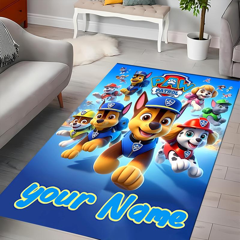 Custom personalization Paw Patrol Area Rug - Perfect For Kitchen, Bathroom,Laundry Room Decor Large Size Available,Gift All Seasons