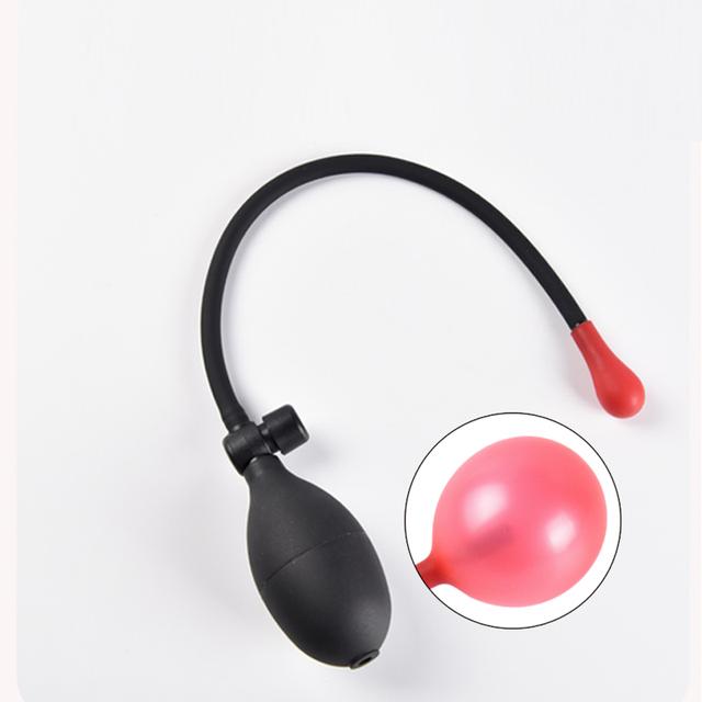 Надувное кольцо для пениса Расширяемый замок Кольцо для спермы БДСМ Игрушка Секс-товары для мужской мастурбации Эрекция члена Насос для увеличения члена