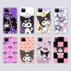 Прозрачный чехол для Samsung A04 A14 A23 M33 M53 Realme 10 9 C35 C55 VIVO X80 Infinix Hot 30 Note 11 Tecno Spark 8P Pro L-9 Lovely Kuromi