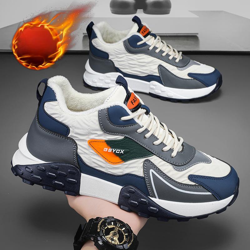 Модные мужские кроссовки класса люкс для бега 2025 Зима Новые повседневные кроссовки Мужская модная массивная обувь Дизайнерская обувь Спортивная обувь