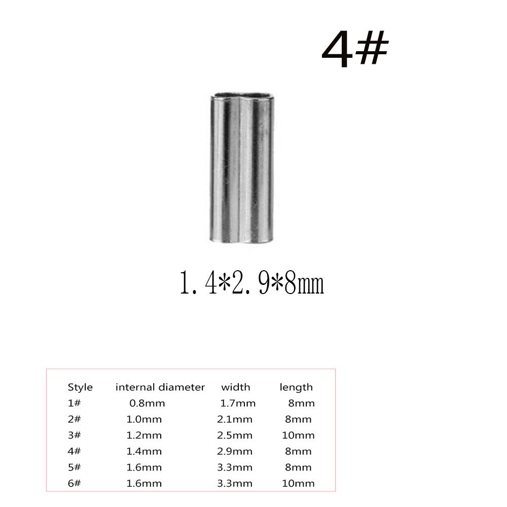 High Quality Connector Line Crimping Sleeves Fishing Wire Tube Double Copper Tube Stainless Steel