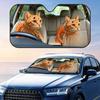 Funny Trippi Troppi Driving Sun Visor Foldable Universal Car Windshield Sun Shade UV Protection Heat Insulation Foldable Cover