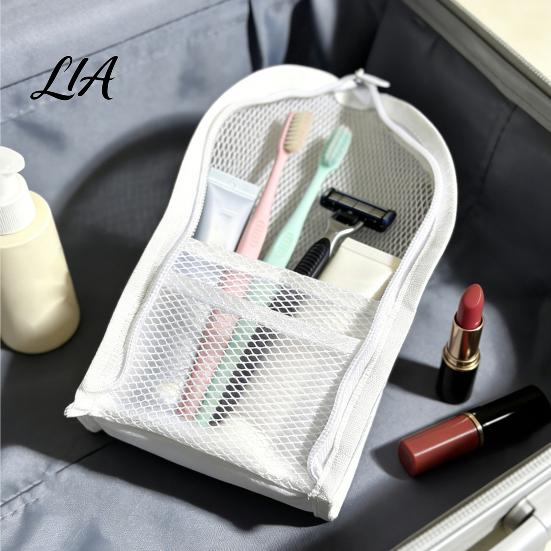 Portable Beauty 1/2Pcs Large Capacity Standing Toiletry Bag, Waterproof EVA Travel Organizer Durable Pouch with Zipper, Makeup for Bathroom
