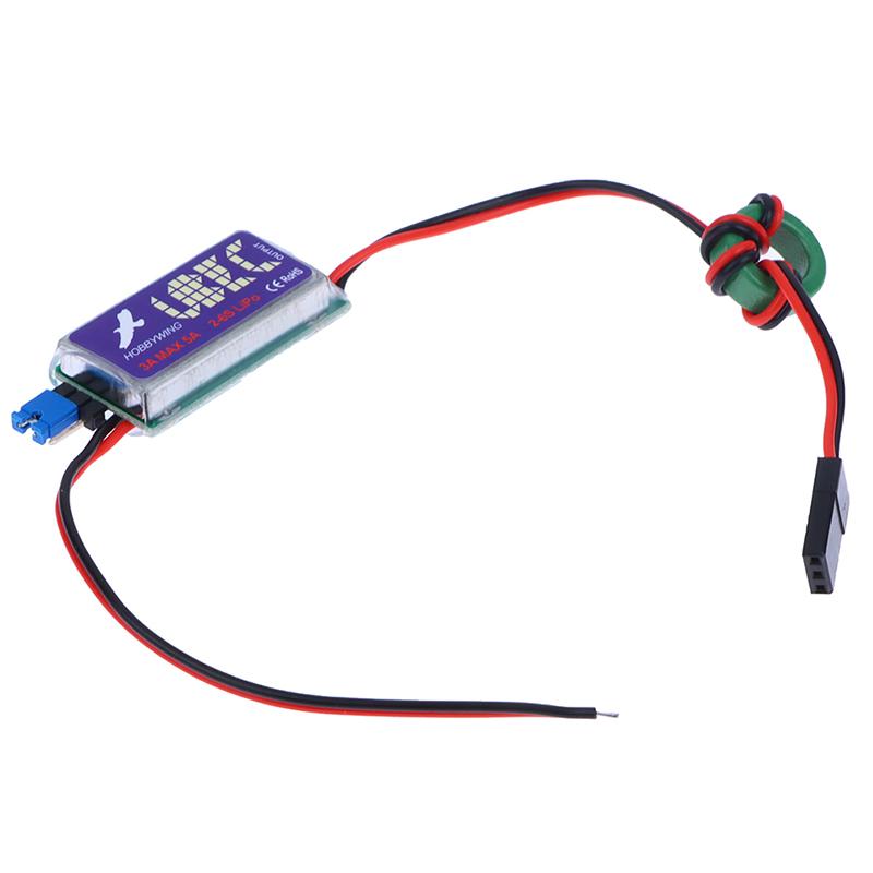 5В / 6В Hobbywing Rc Ubec 3A Самый низкий уровень радиопомех Bec Полное экранирование Защита от помех Импульсный регулятор