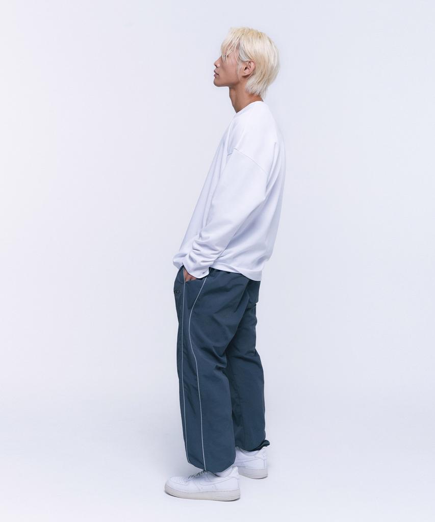 BORN TO WIN Silver B Over Fit Longsleeve [White]