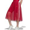adidas Originals Trefoil Однотонная юбка-миди Женская юбка красная DV0851