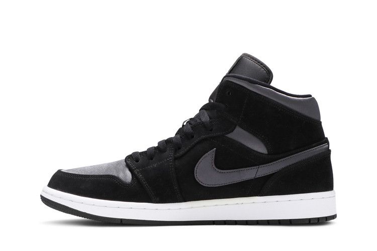 Jordan 1 Mid Nylon Black Anthracite Men's Sneakers