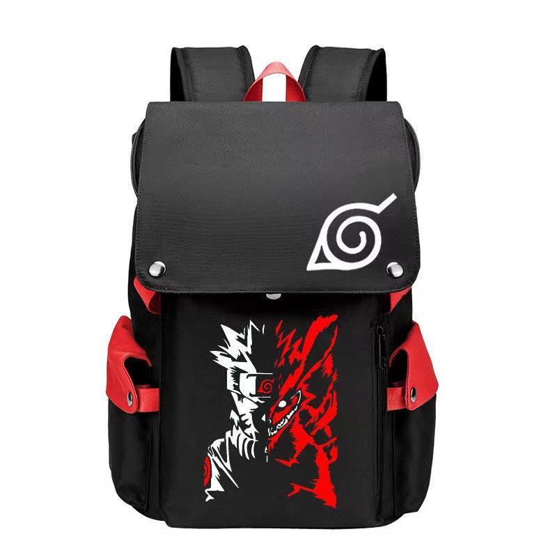 Школьная сумка Naruto Hinman Студенческая Сумка Harajuku Аксессуары Большая Вместимость Аниме Сумка для Компьютера Школьный Рюкзак