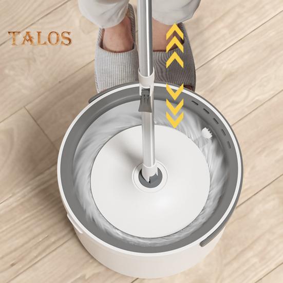 Швабра с выдвижной ручкой, вращающаяся на 360 градусов, для уборки полов из микрофибры, ведро для влажной и сухой уборки, набор для легкой уборки углов