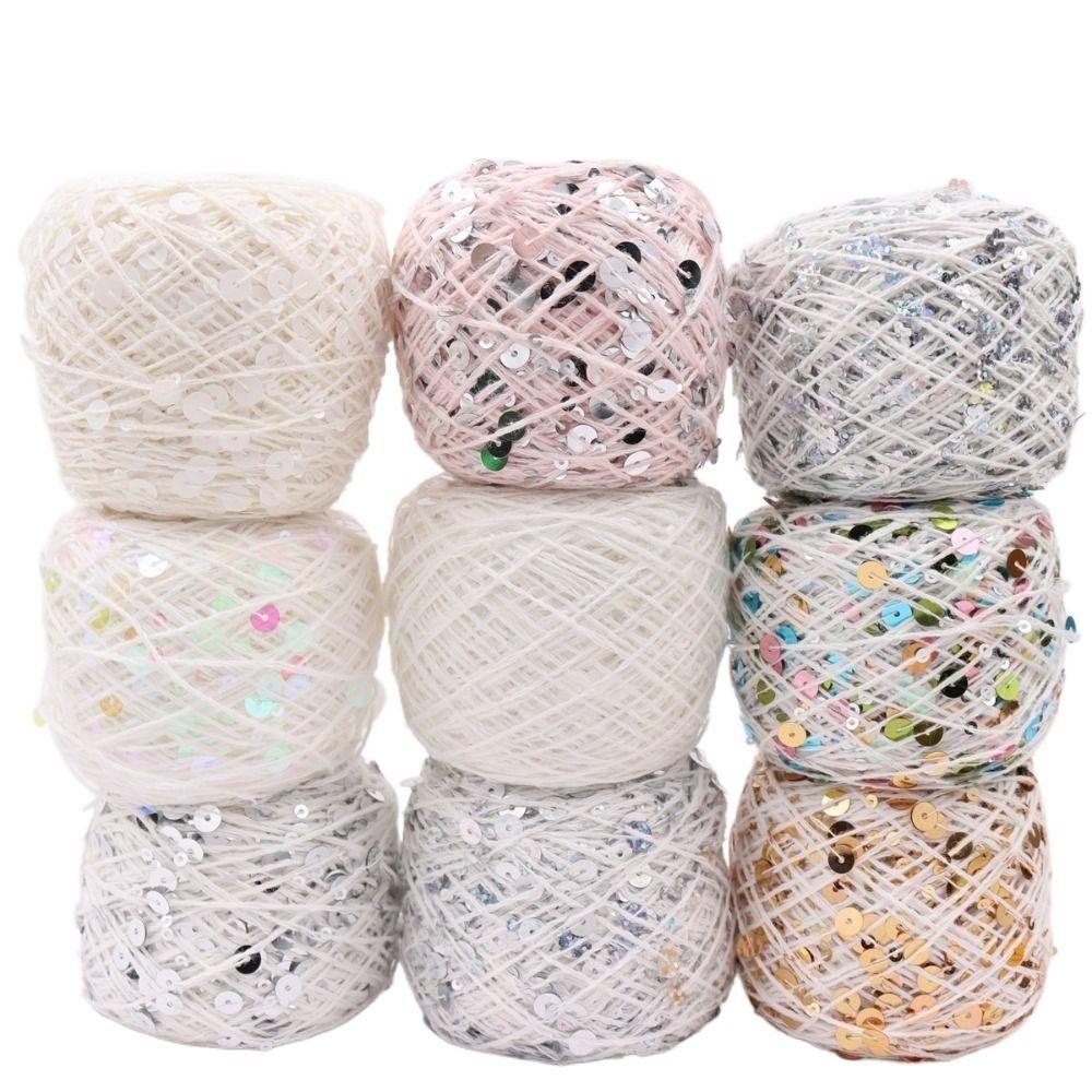 Garment Accessories DIY Craft Knitting Wool Thread Knitting Yarn Sequin Yarn Garment Accessories