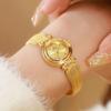 New In Women's Watches Golden Vintage Luxury Small Watch For Women Original Fashion Gold Quartz Wristwatch