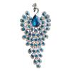 Exquisite Phoenix Brooch Clip Crystal Chest Flower Pin Vintage Peacock Badge Pin  For Suits