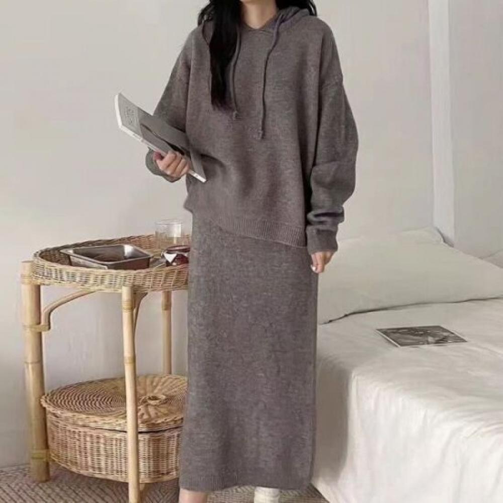Rellawear Women Hooded Two Piece Set 5 Colors Rlw240806