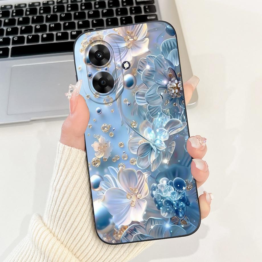 Мягкий силиконовый чехол для телефона Realme Note 60 60x / Realme C61 India Narzo N61 Funda Мультяшные животные Цветок Модный печатный чехол