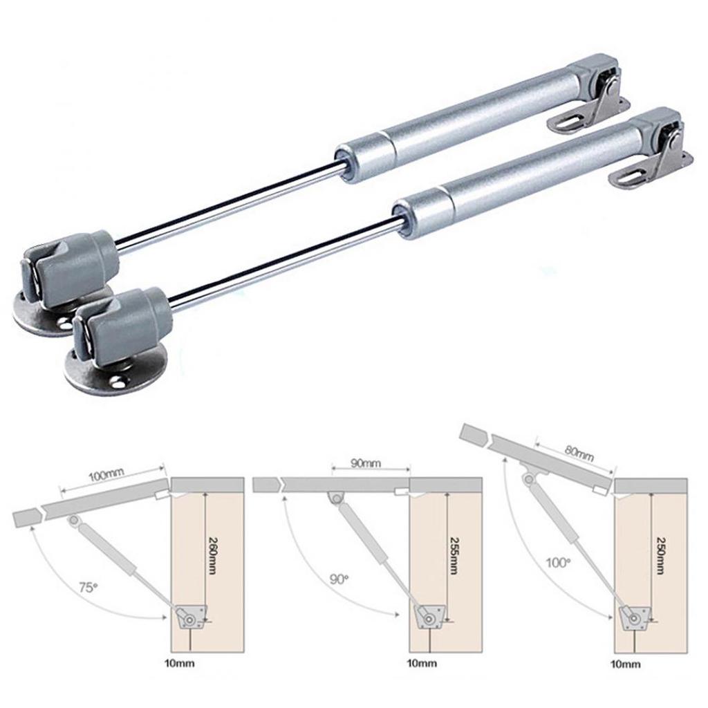 1Pc Lift Hydraulic Gas Strut Lid Stay Door Hinge Open Close Cabinet Support Rod