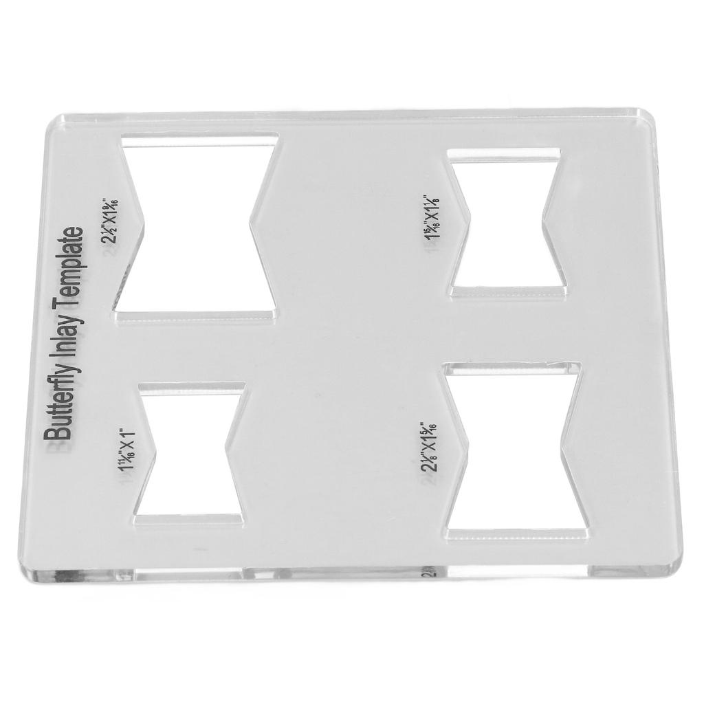 Шаблон для инкрустации бабочкой Акриловый шаблон для фрезера-бабочки для деревообработки Ремонт мебели Усиление