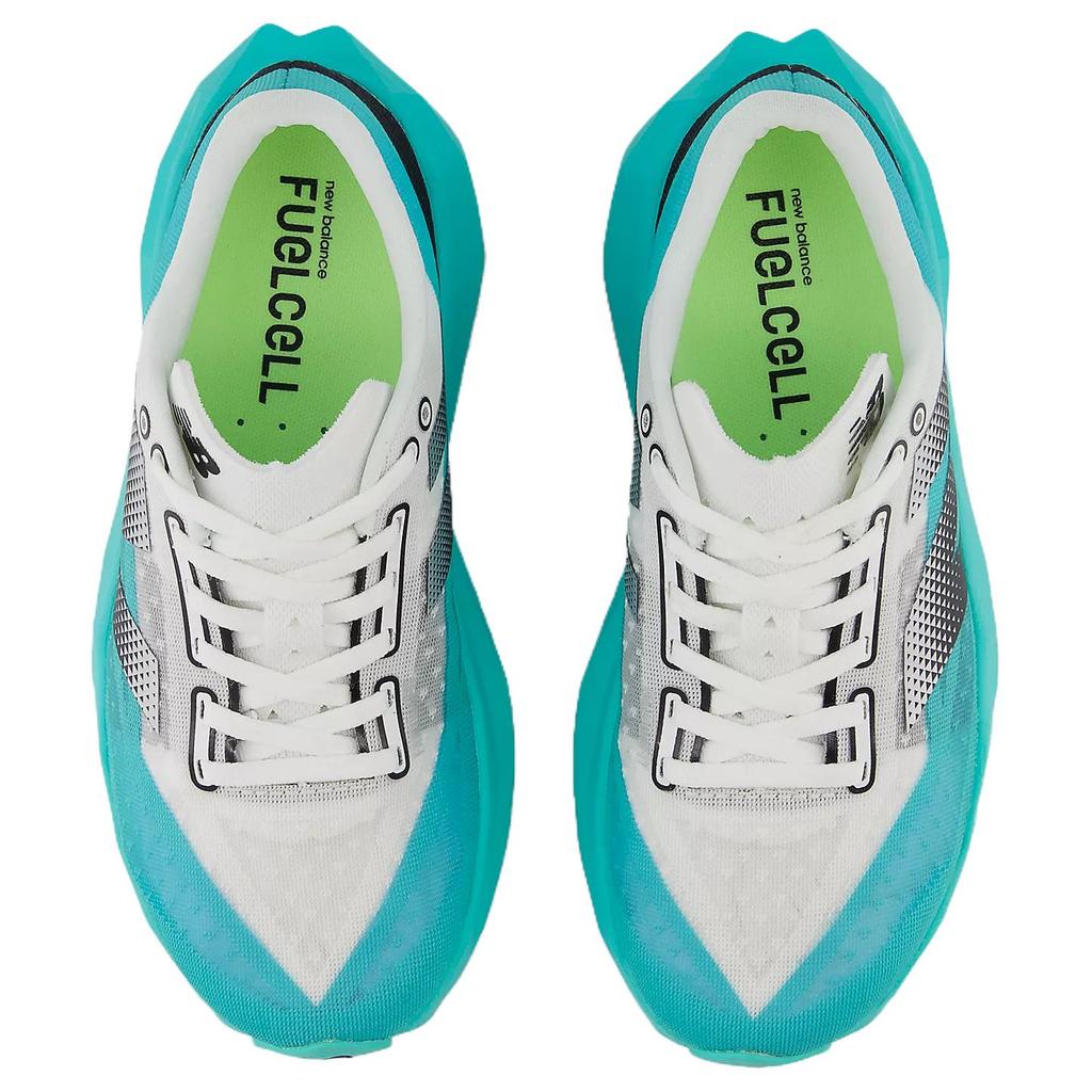 New Balance Женские FuelCell Rebel V4 Wide Кибер-нефритовый Черный Белый WFCXCJ4