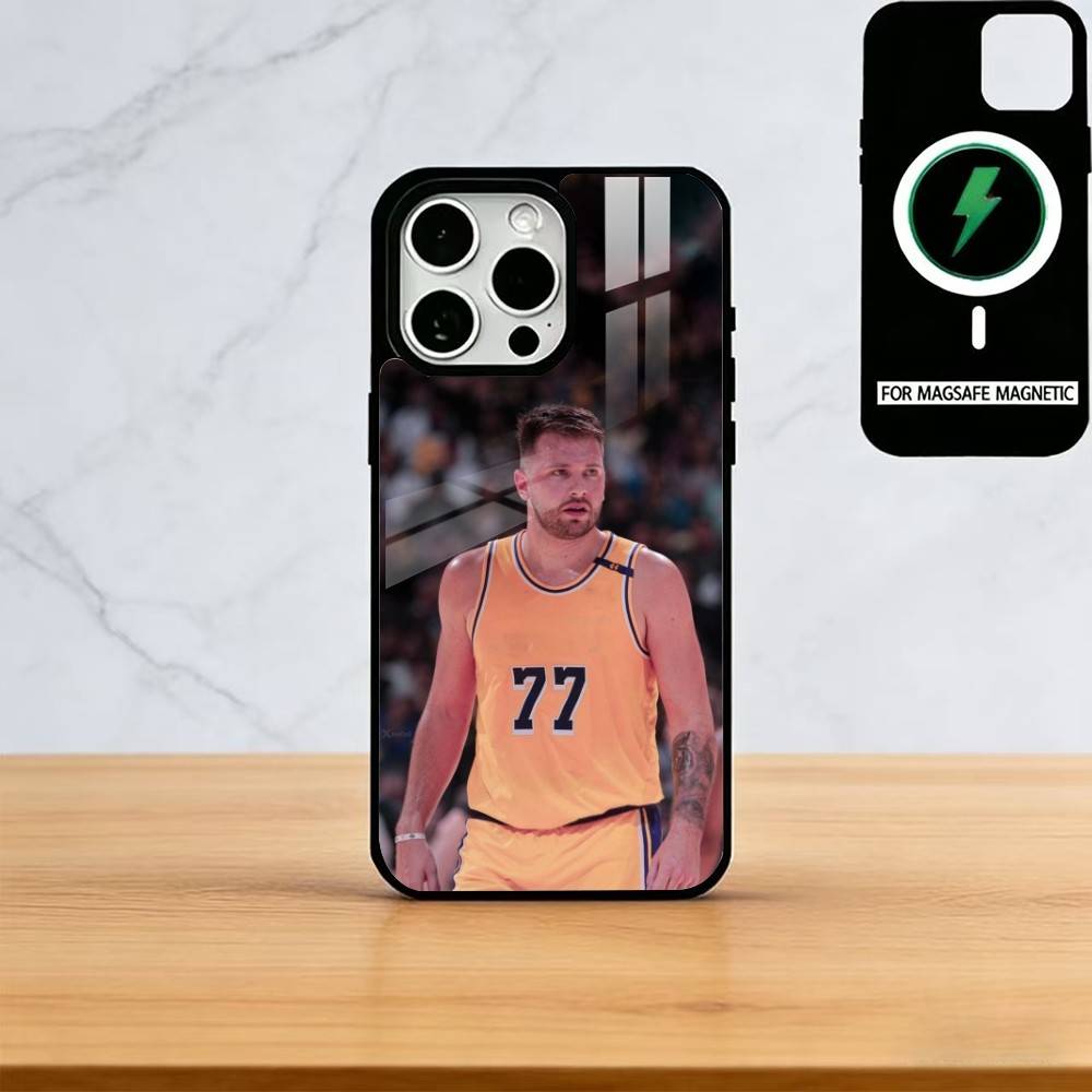 Чехол для телефона L-Luka D-Doncic 77 Для iPhone17,16,15,14,13,12,11 Plus,Pro Магнитный с Magsafe Беспроводная зарядка