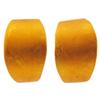 [R1208] - Yellow 'Aluminirock' Handcrafted Hoop Earrings - 17 Mm - 10 Mm