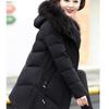 Осенне-зимняя женская пуховая куртка средней длины, модная стеганая куртка среднего и пожилого возраста